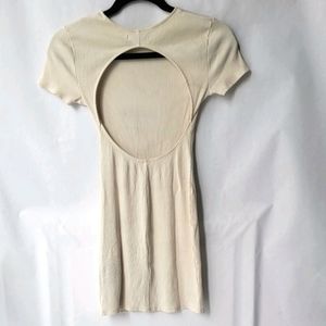 🛍3 for $30 - Urban Outfitters Aly Ribbed Open back Dress Sz S